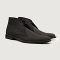 Corry Chukka Preto Nubuck Botas em couro para Homem