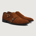 Boston Sapatos em couro Castanho Suede Sapatos em couro