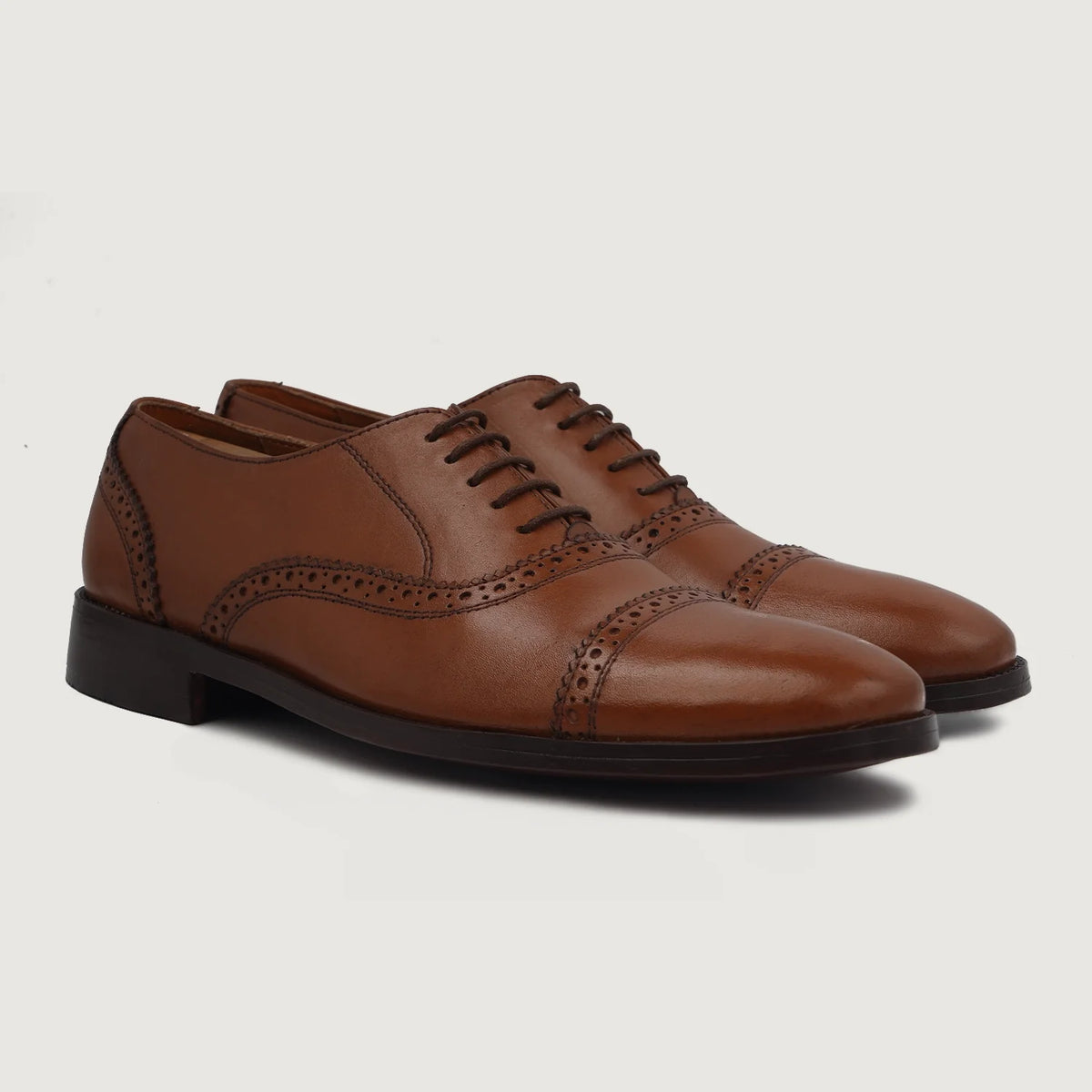 Greyson Brogues Oxford Caramelo Sapatos em couro para Homem For Men in Tan Full-Grain Leather - Vista de perfil | Comprar online