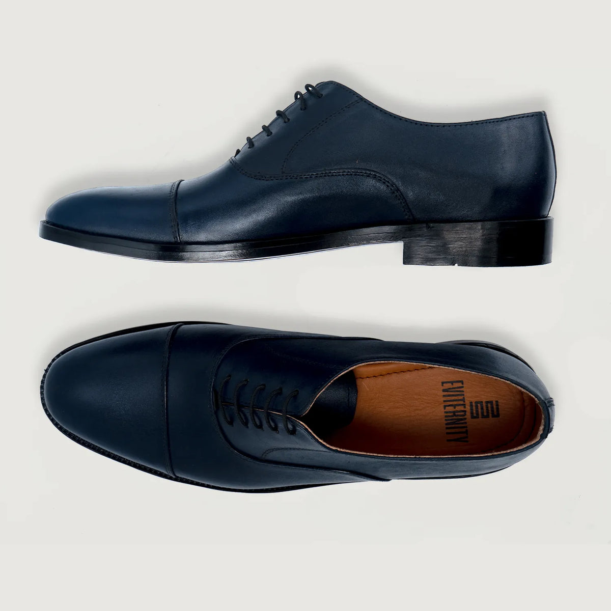 Professor Oxford Midnight Azul Sapatos em couro para Homem For Men - Contraforte reforçado e costuras duplas de precisão