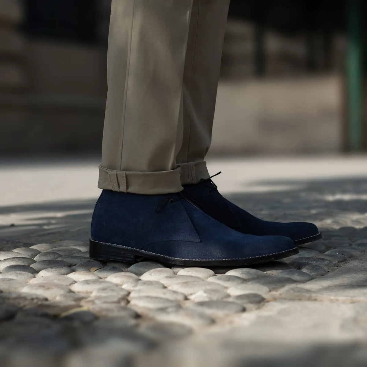 Orlaven Corry Chukka Midnight Azul Suede Botas em couro para Homem footwear image 9