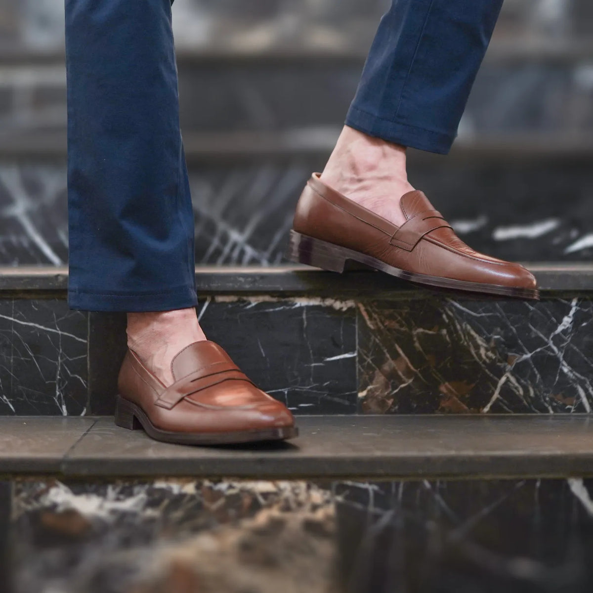 Orlaven Baxton Castanho Mocassins em couro para Homem footwear image 9