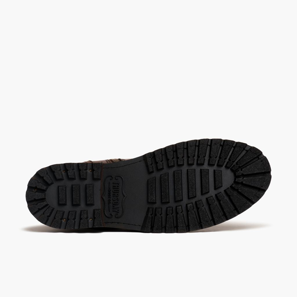 Authentic Full-Grain Leather Grain Texture & Heavy-Duty Seam Stitching Detail