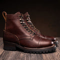 Challenger Whiskey Botas em couro para Homem