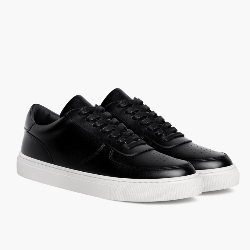 Court Preto Leather Sneakers para Homem