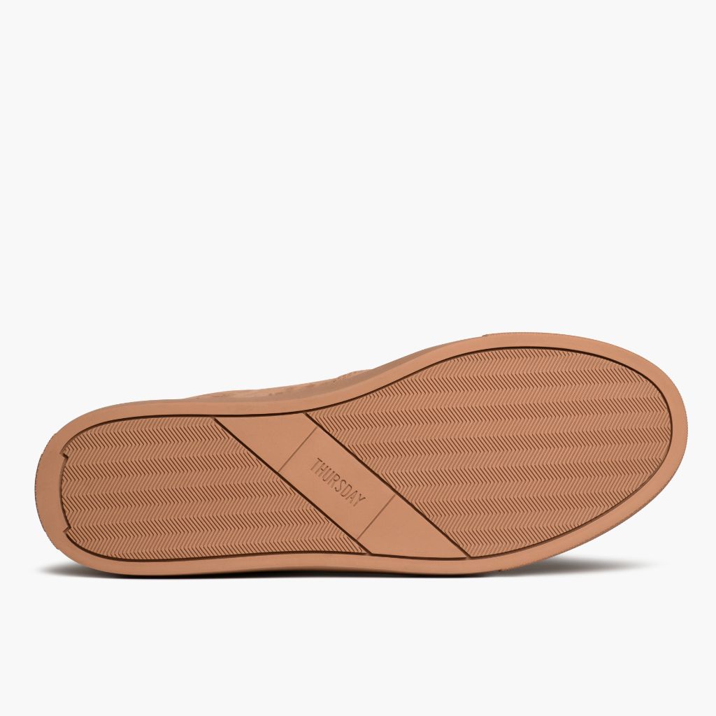 High-Traction Rubber Outsole & Lug Tread Pattern on Court Clay Sapatilhas em pele para Homem