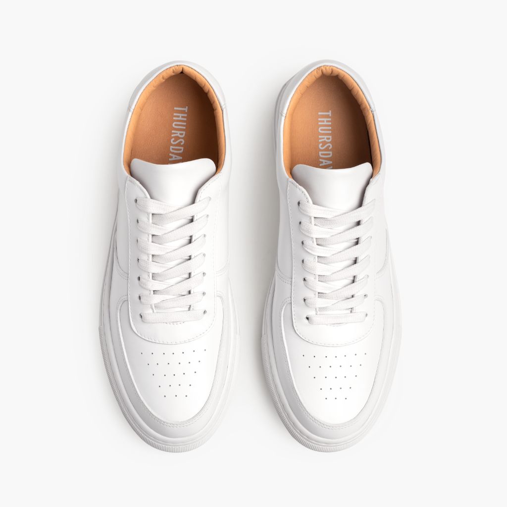 Court Toffee x Off-White Leather Sneakers - Contraforte reforçado e costuras duplas de precisão