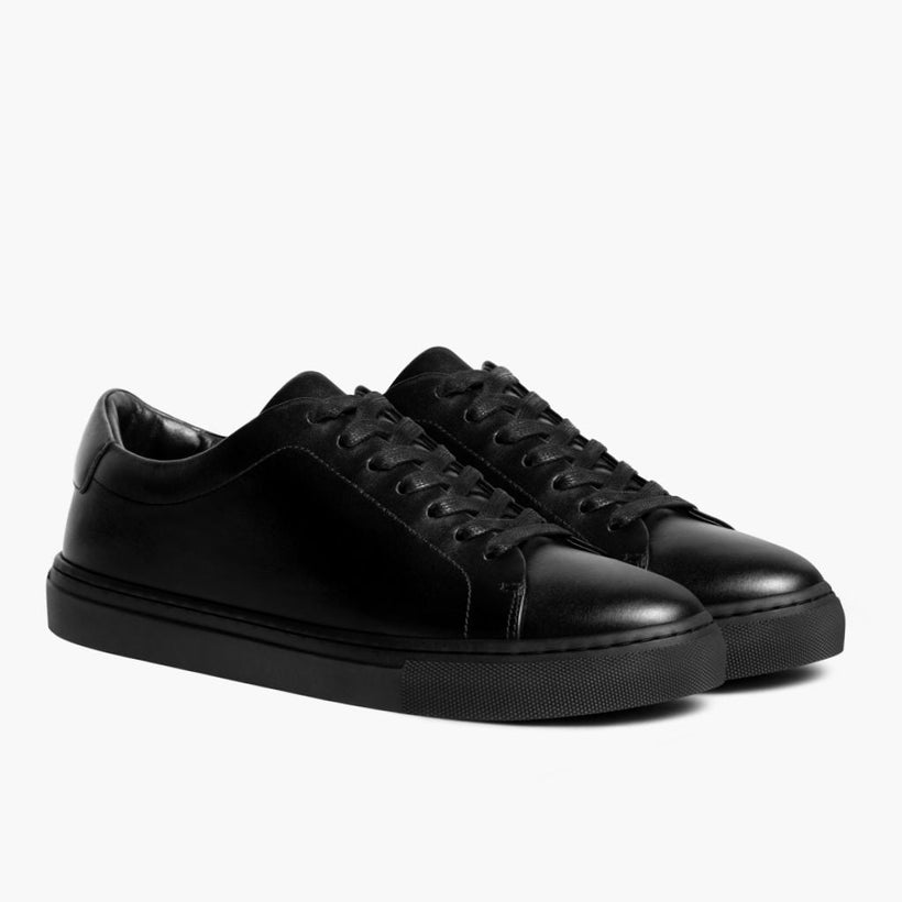 Encore Jet Preto Leather Sneakers para Mulher