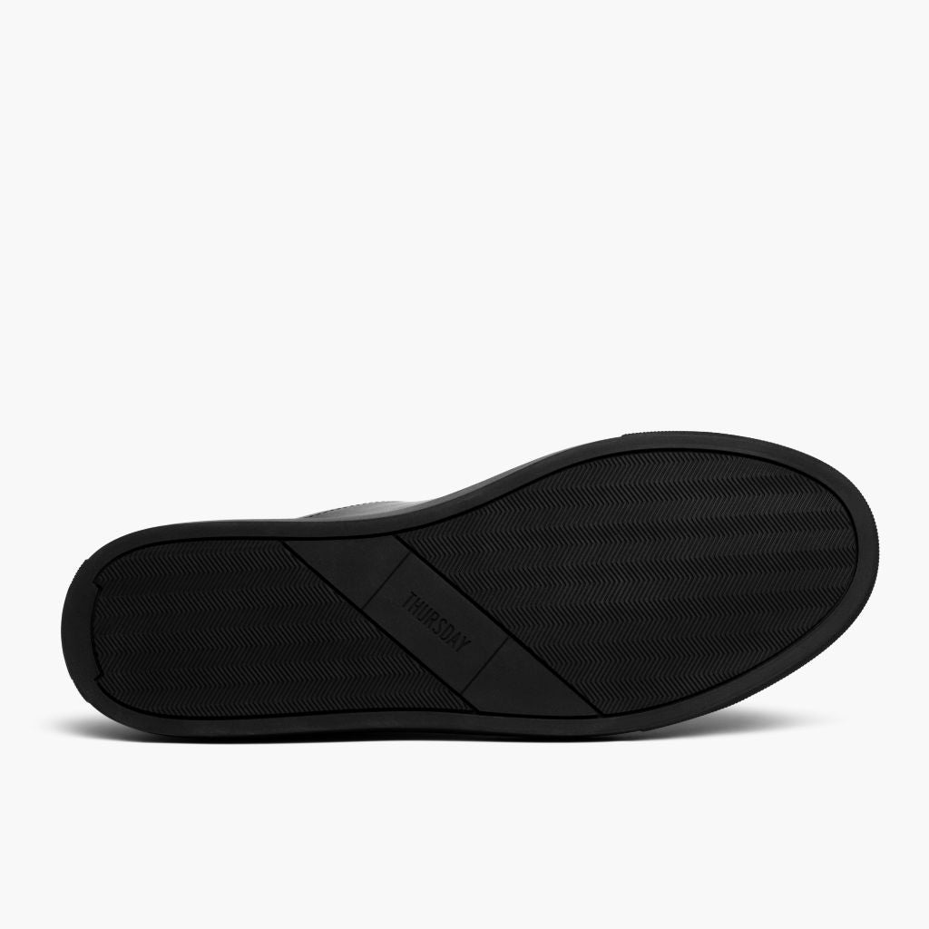 High-Traction Rubber Outsole & Lug Tread Pattern on Encore Jet Preto Sapatilhas em pele para Homem