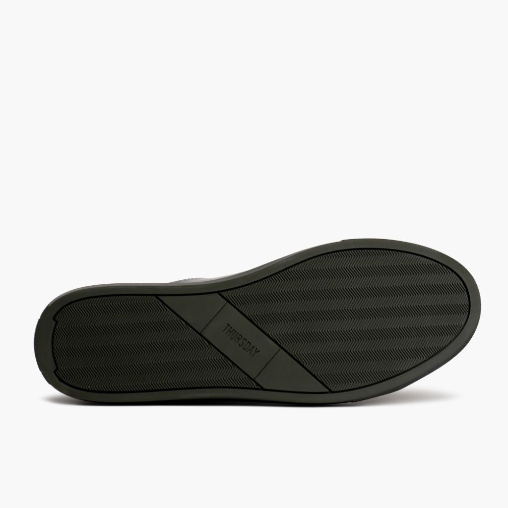 High-Traction Rubber Outsole & Lug Tread Pattern on Encore Forest Sapatilhas em pele para Homem