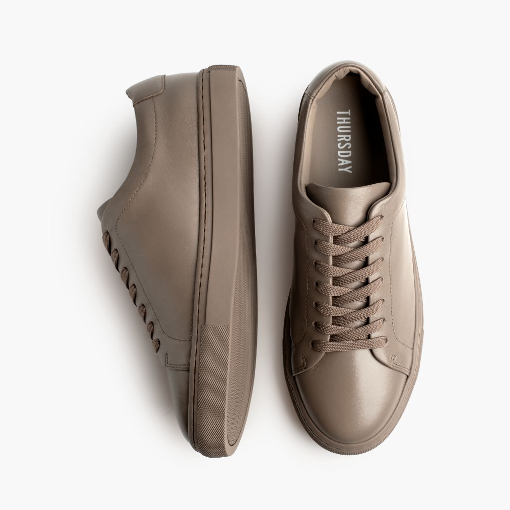 Encore Forest Leather Sneakers - Contraforte reforçado e costuras duplas de precisão