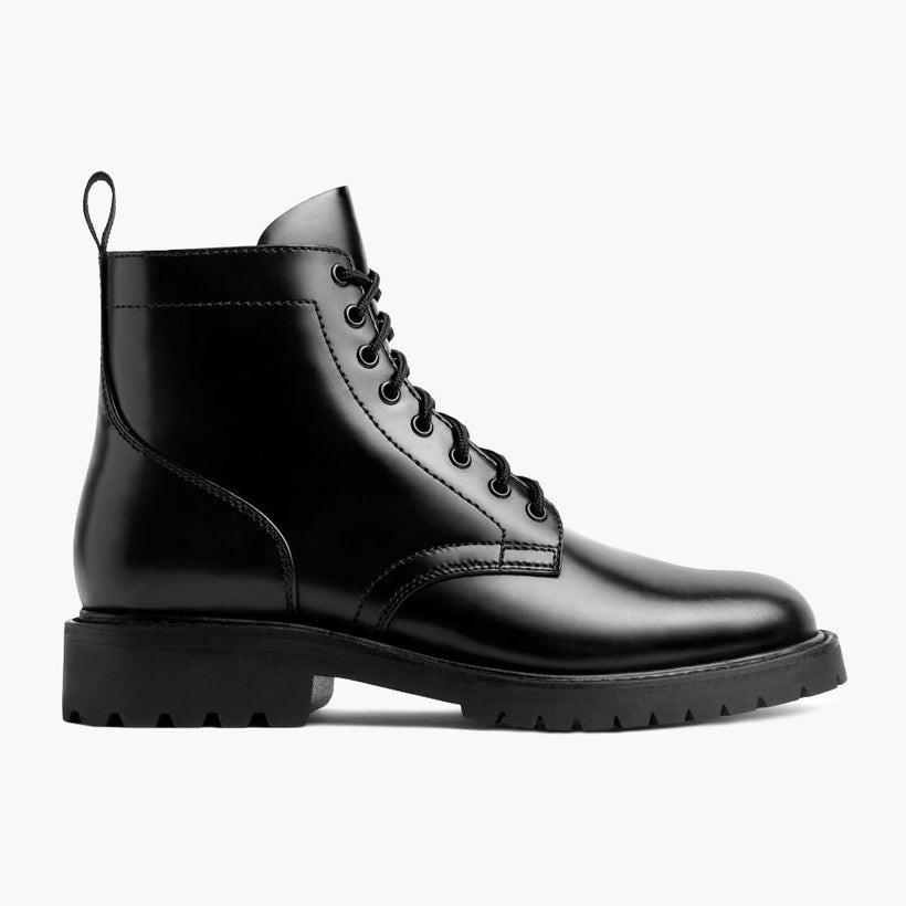 Hero Preto Botas em couro para Homem