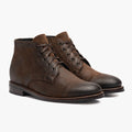 Cadet Mocha Botas em couro para Homem