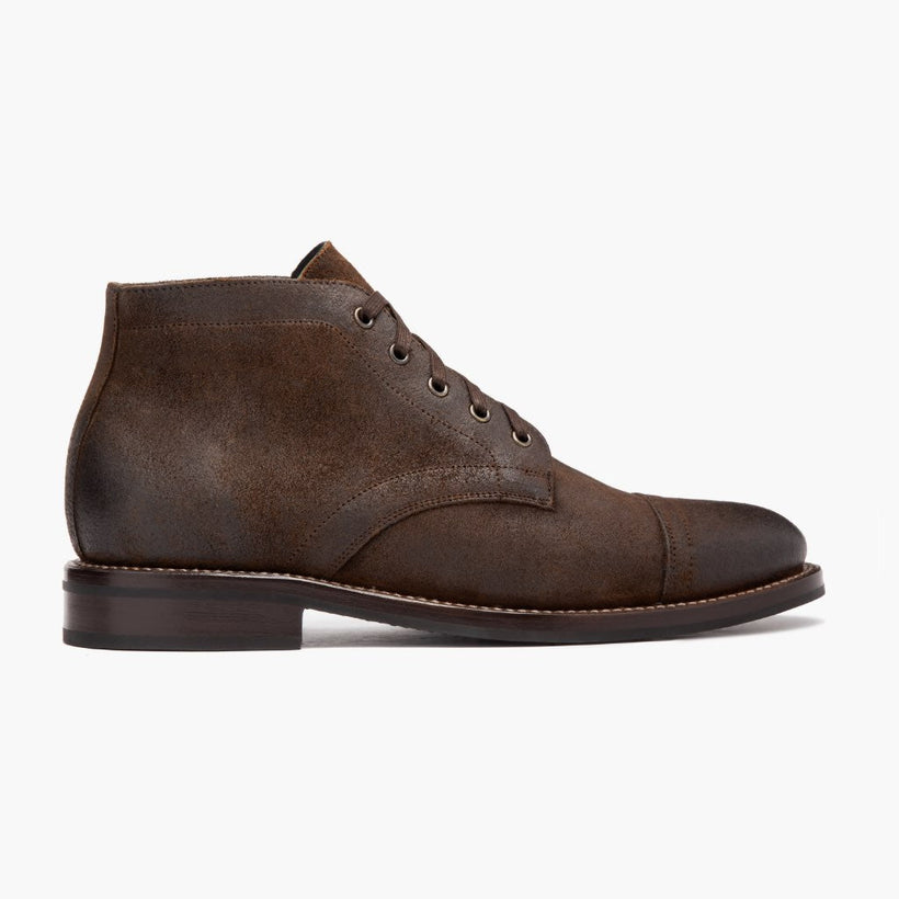 Cadet Mocha Botas em couro para Homem