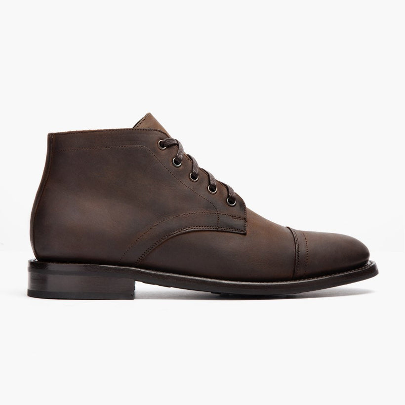 Cadet Tobacco Leather Boots para Homem