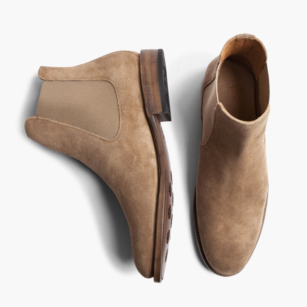 Cavalier Sandstone Botas em couro para Homem - Contraforte reforçado e costuras duplas de precisão