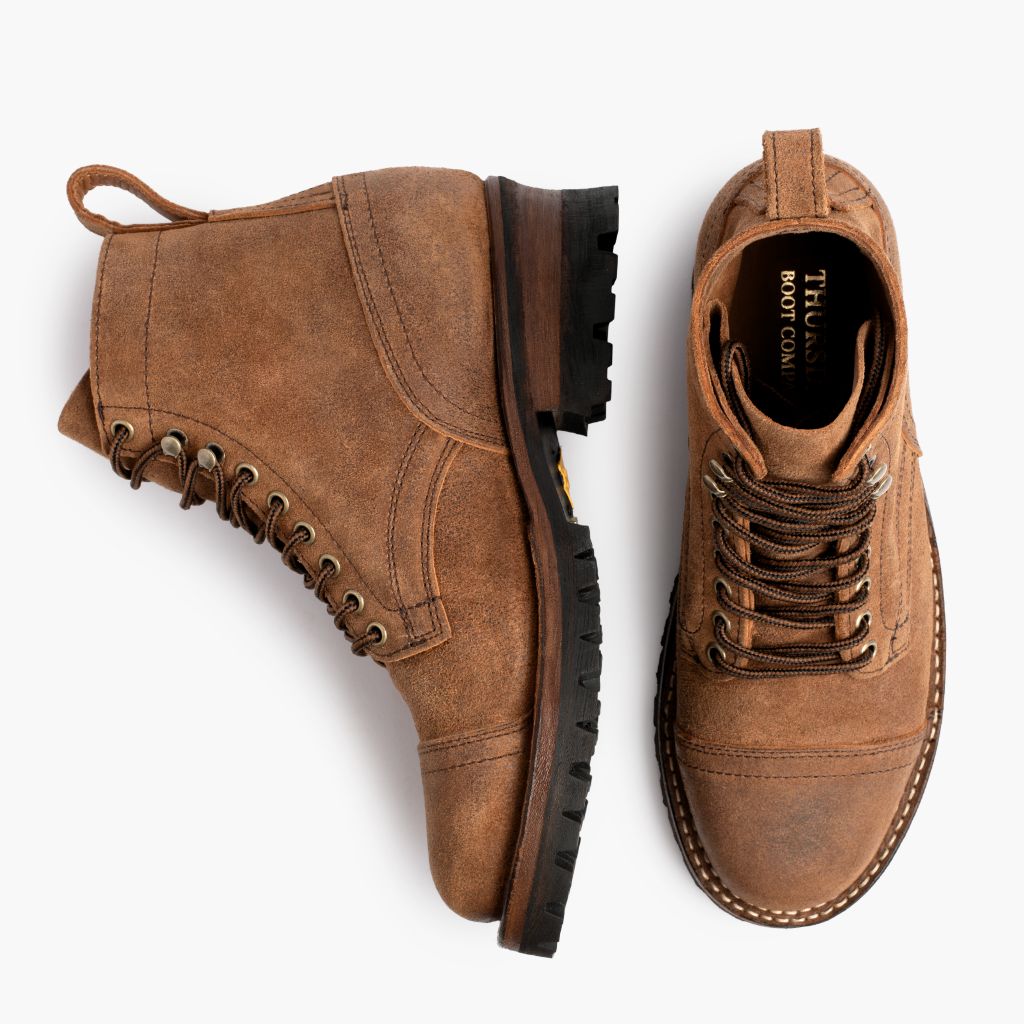 Challenger Badland Botas em couro para Homem - Contraforte reforçado e costuras duplas de precisão