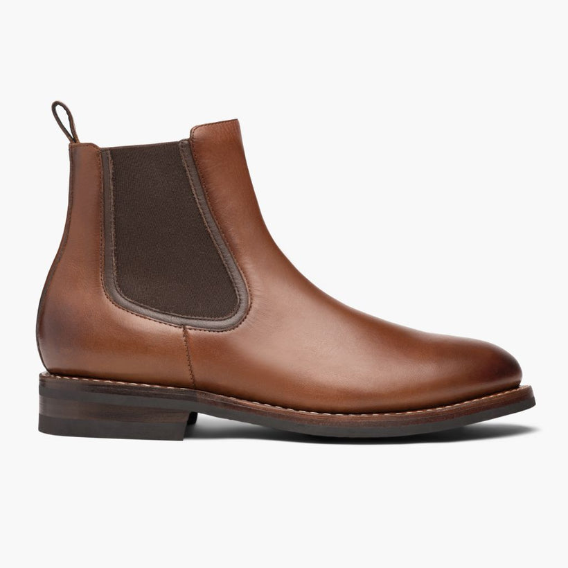 Duke Brandy Leather Boots para Homem