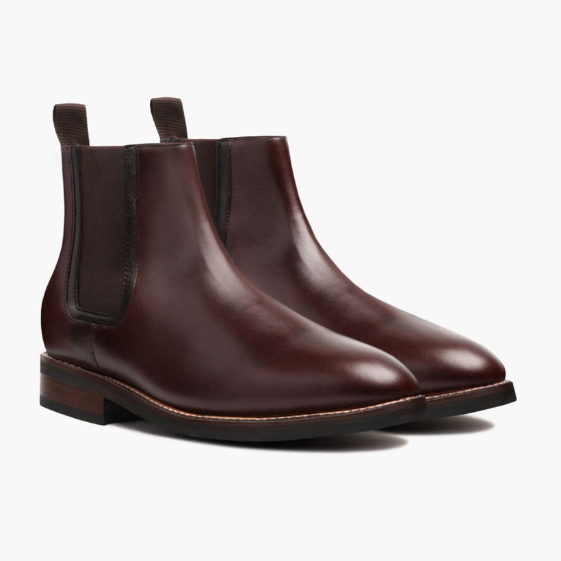 Duke Castanho Leather Boots para Homem