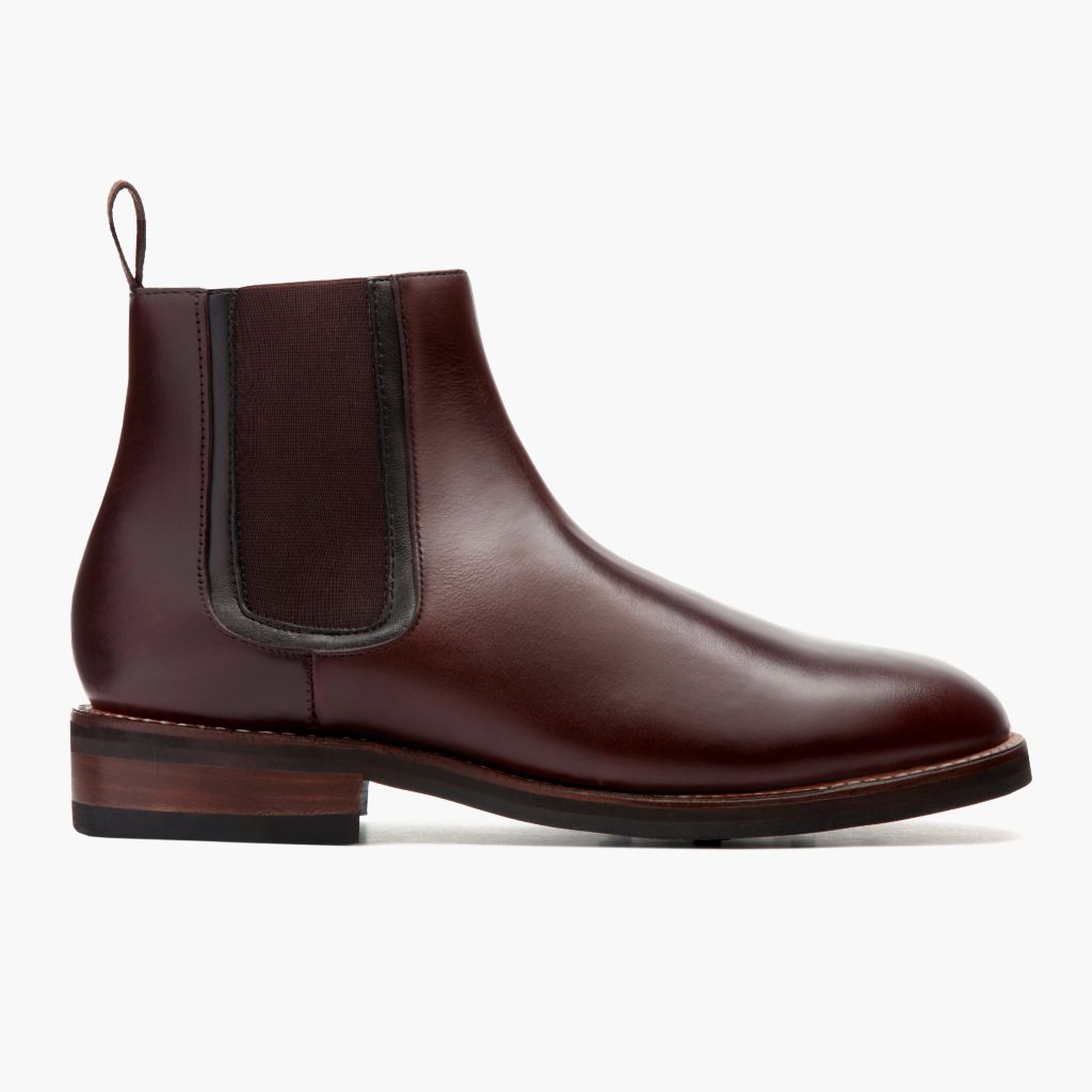 Brown Full-Grain leather Boots - Construção de vira Goodyear e biqueira