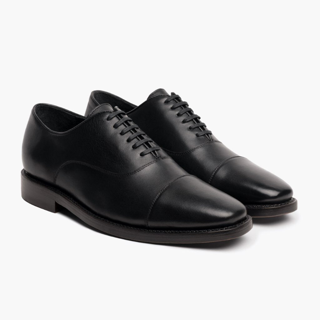 Executive Preto Sapatilhas em pele para Homem em couro bovino preto legítimo - Vista de perfil | Comprar online