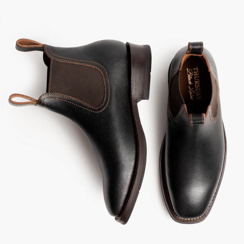 Journeyman Cacao Botas em couro para Homem - Contraforte reforçado e costuras duplas de precisão