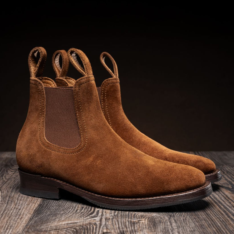 Journeyman Snuff Reverse Botas em couro para Homem