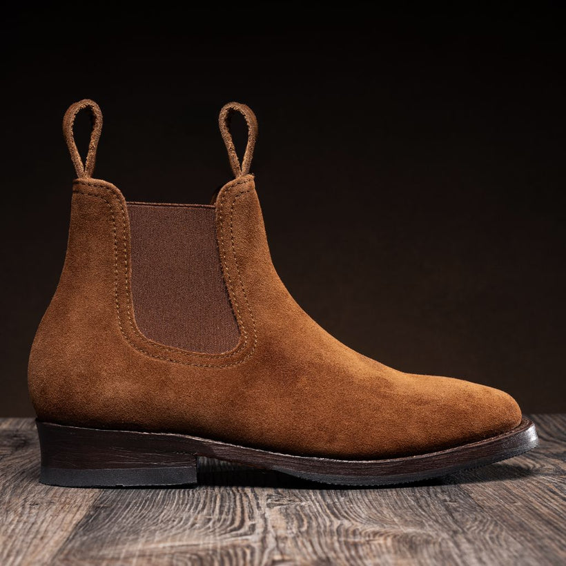 Journeyman Snuff Reverse Botas em couro para Homem