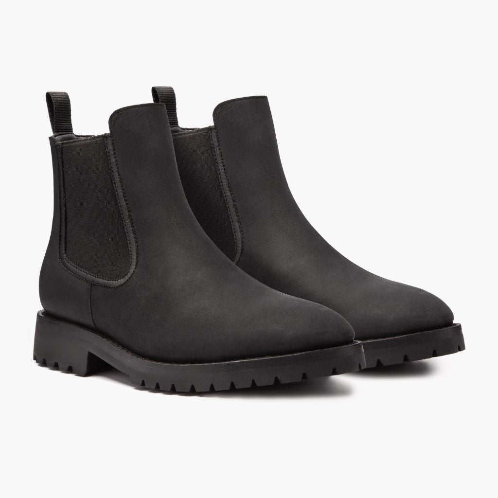 Legend Preto Matte Botas em couro para Homem em couro bovino preto legítimo - Vista de perfil | Comprar online