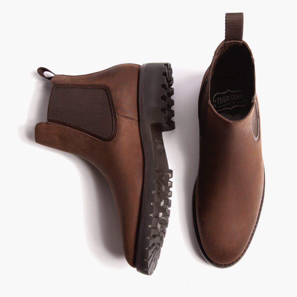 Legend Bourbon Botas em couro para Homem - Contraforte reforçado e costuras duplas de precisão