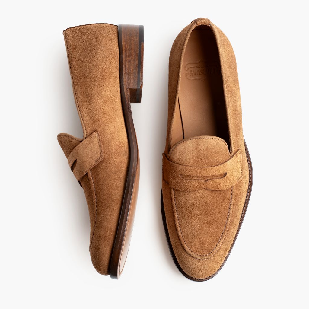 Lincoln Cider Mocassins em couro para Homem - Contraforte reforçado e costuras duplas de precisão