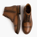 Major Cuero Botas em couro para Homem