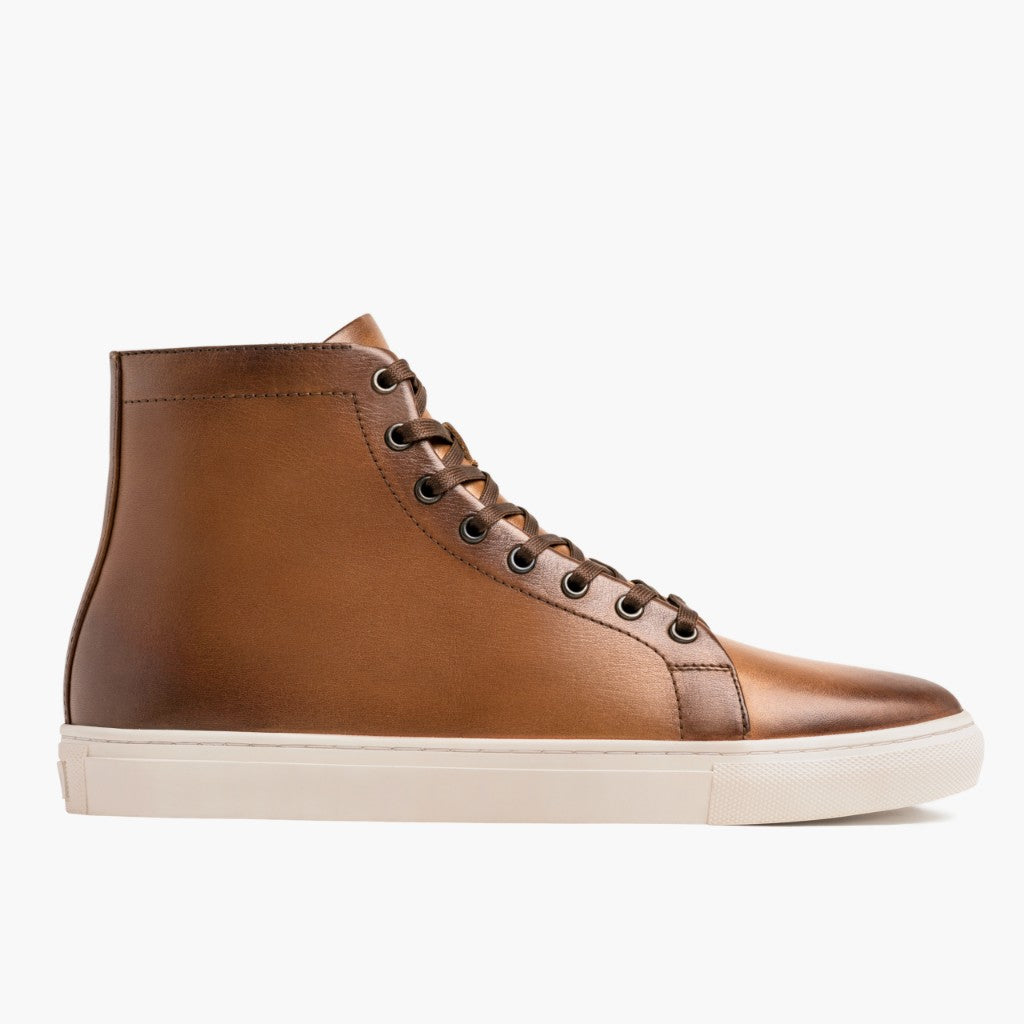 Classic Full-Grain leather Sneakers - Construção de vira Goodyear e biqueira
