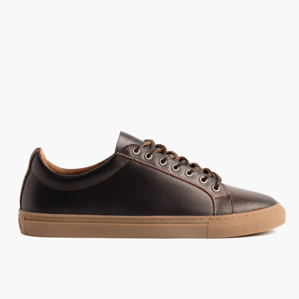Classic Full-Grain leather Sneakers - Construção de vira Goodyear e biqueira
