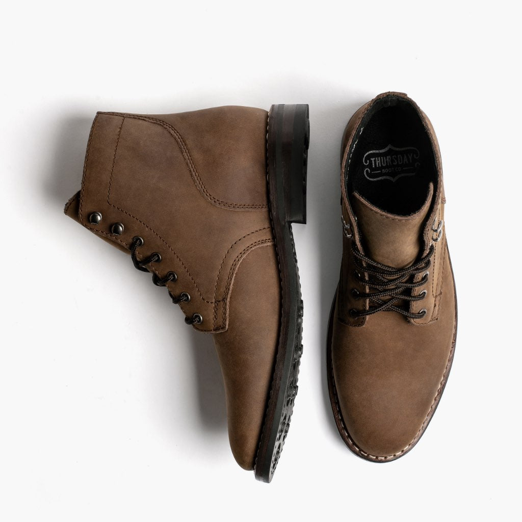 President Saddlewood Botas em couro para Homem For Men - Contraforte reforçado e costuras duplas de precisão