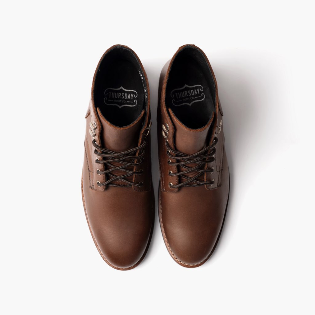 President Whiskey Botas em couro para Homem For Men - Contraforte reforçado e costuras duplas de precisão