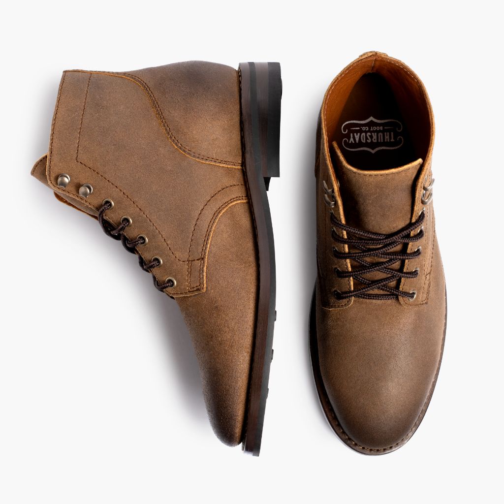 President Safari Botas em couro para Homem For Men - Contraforte reforçado e costuras duplas de precisão