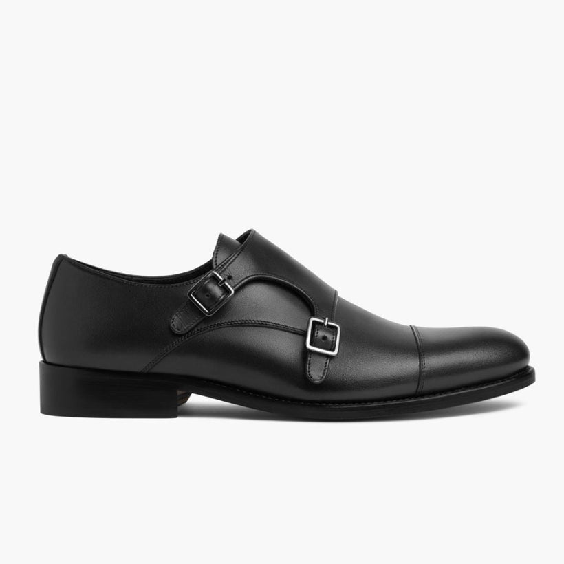 Saint Preto Leather Loafers para Homem
