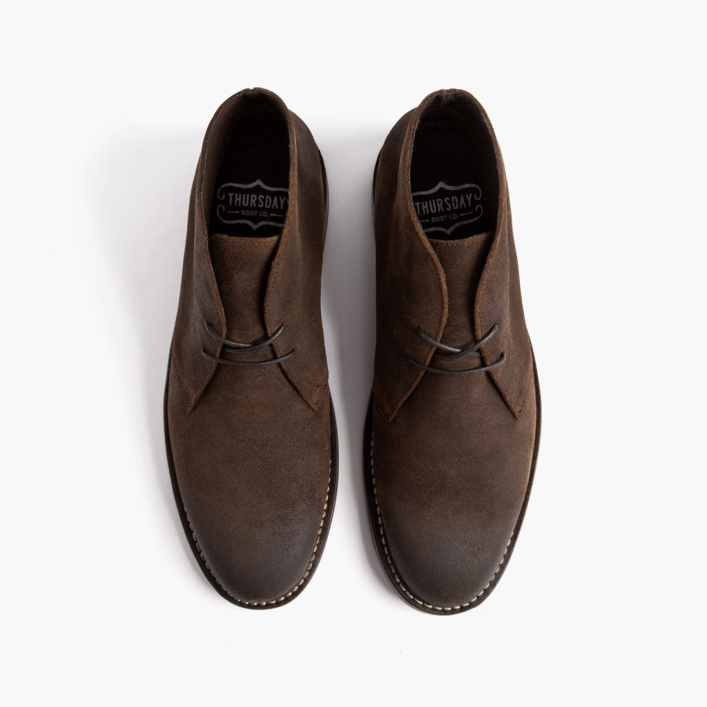 Scout Mocha Botas em couro para Homem For Men - Contraforte reforçado e costuras duplas de precisão