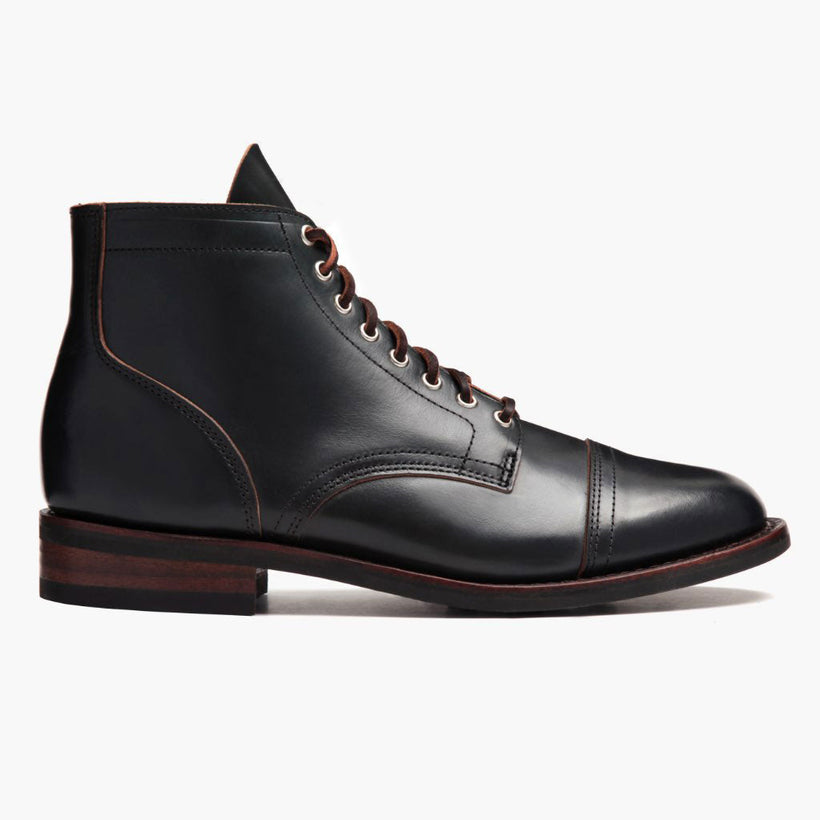 Vanguard Indigo Botas em couro para Homem