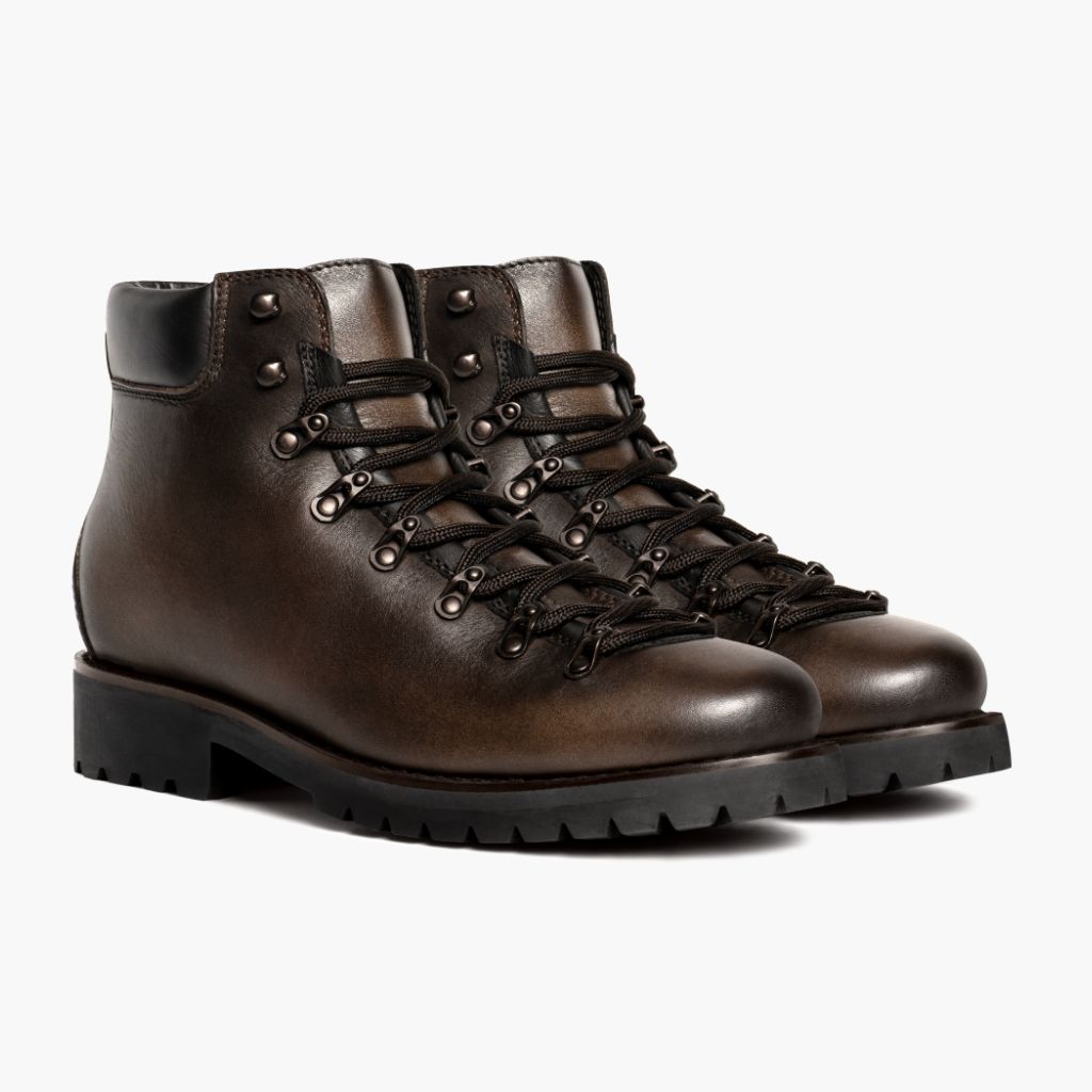 Commander Jasper Leather Boots in Classic Full-Grain Leather - Lateral Side Profile View | Buy Online