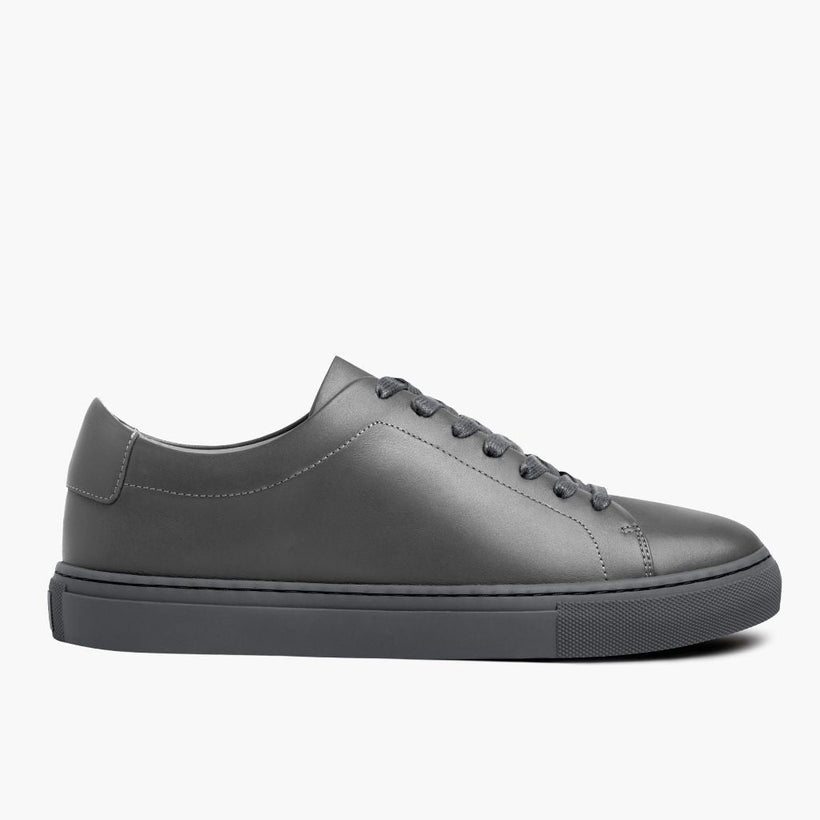 Encore Steel Grey Leather Sneakers para Homem