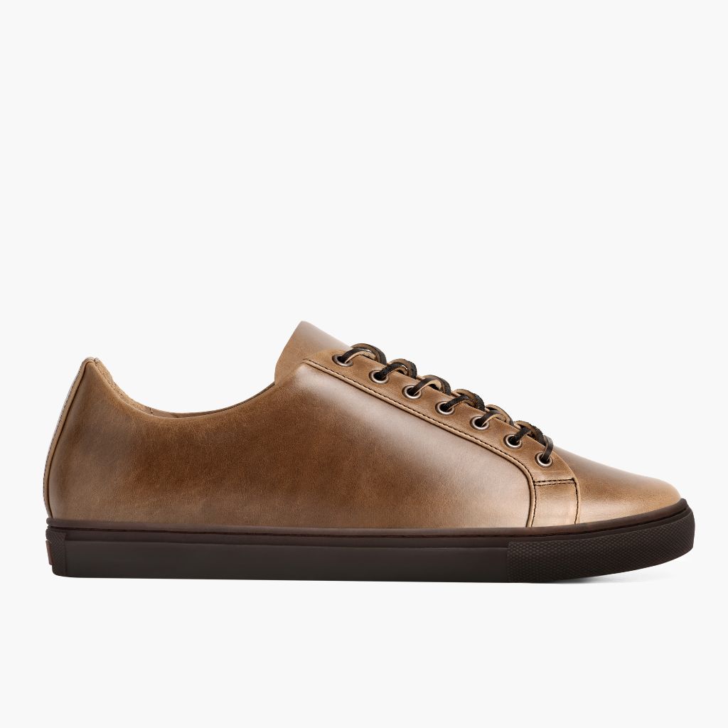 Classic Full-Grain leather Sneakers - Construção de vira Goodyear e biqueira