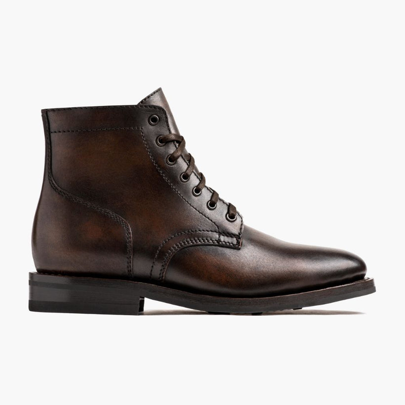 President Preto Coffee Botas em couro para Homem