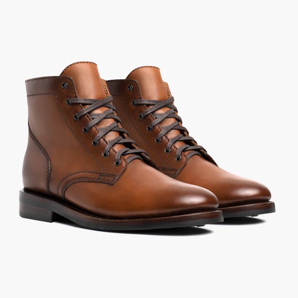 President Brandy Botas em couro para Homem For Men in Classic Full-Grain Leather - Vista de perfil | Comprar online