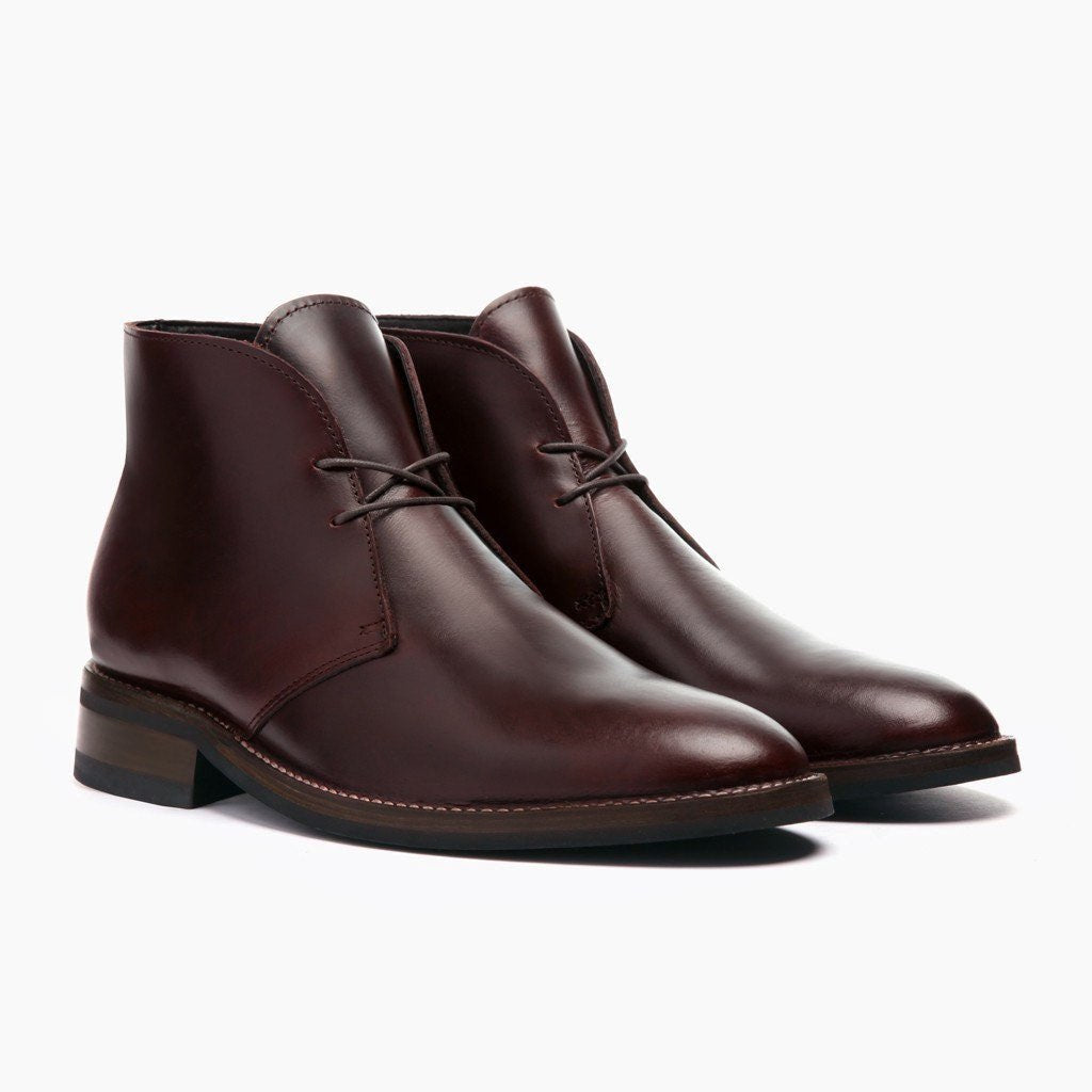 Scout Castanho Botas em couro para Homem For Men in Brown Full-Grain Leather - Vista de perfil | Comprar online