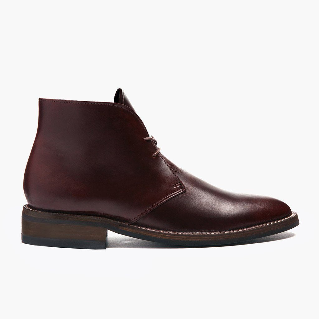 Brown Full-Grain leather Boots - Construção de vira Goodyear e biqueira