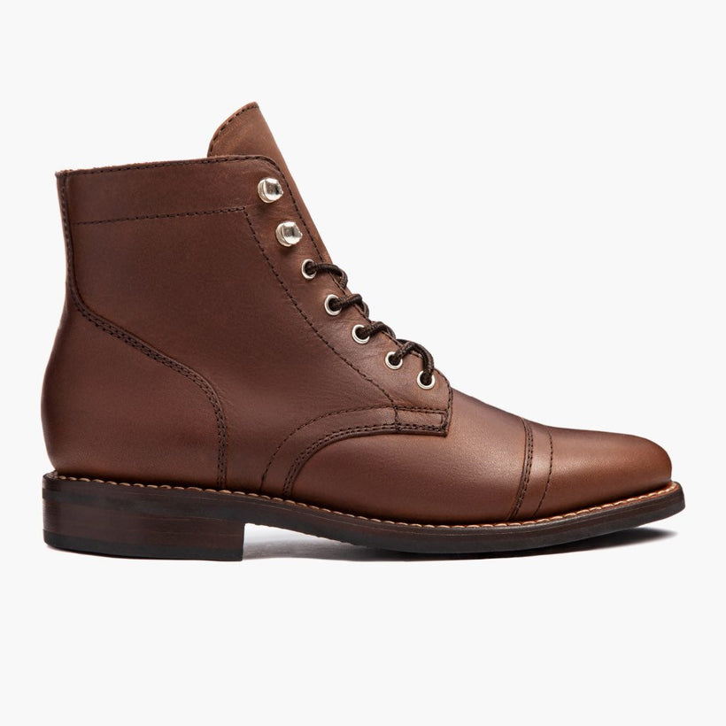 Captain Whiskey Leather Boots para Mulher