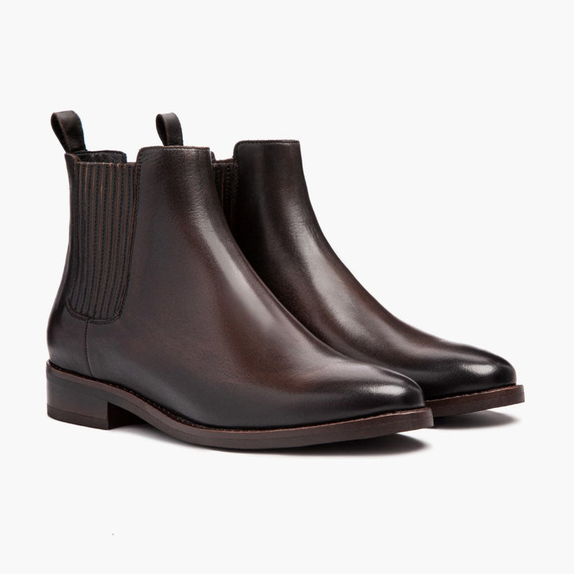 Dreamer Preto Coffee Botas em couro para Mulher