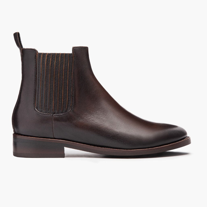 Dreamer Preto Coffee Botas em couro para Mulher
